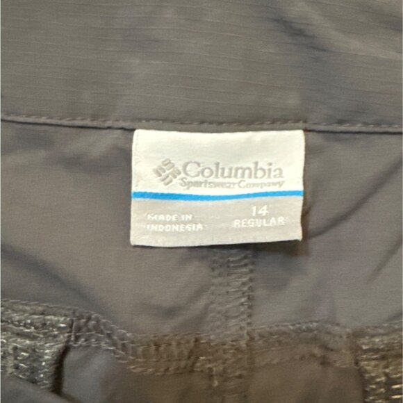 Columbia Mens Convertible Hiking Pants Gray Size 14  Nylon Lightweight Outdoor - Picture 9 of 10